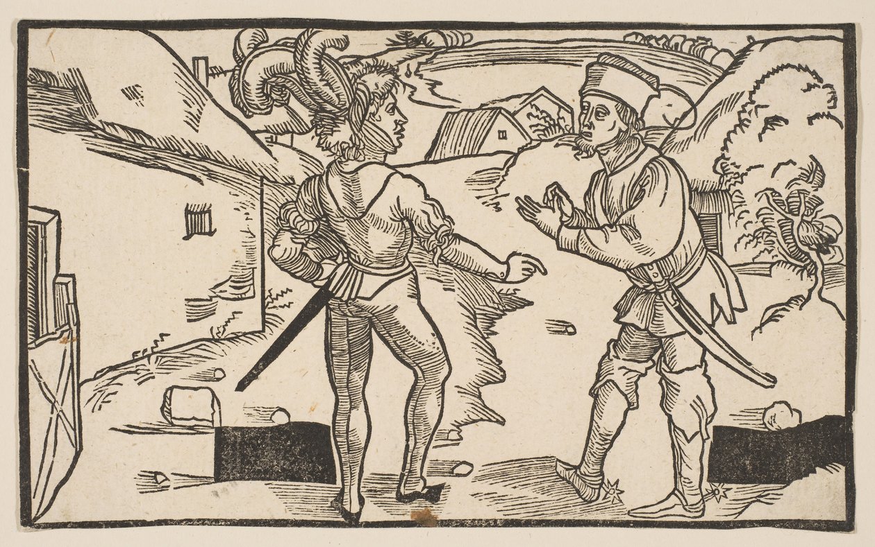 Heauton Timouroumenos, uit De Komedies van Terentius door Albrecht Dürer