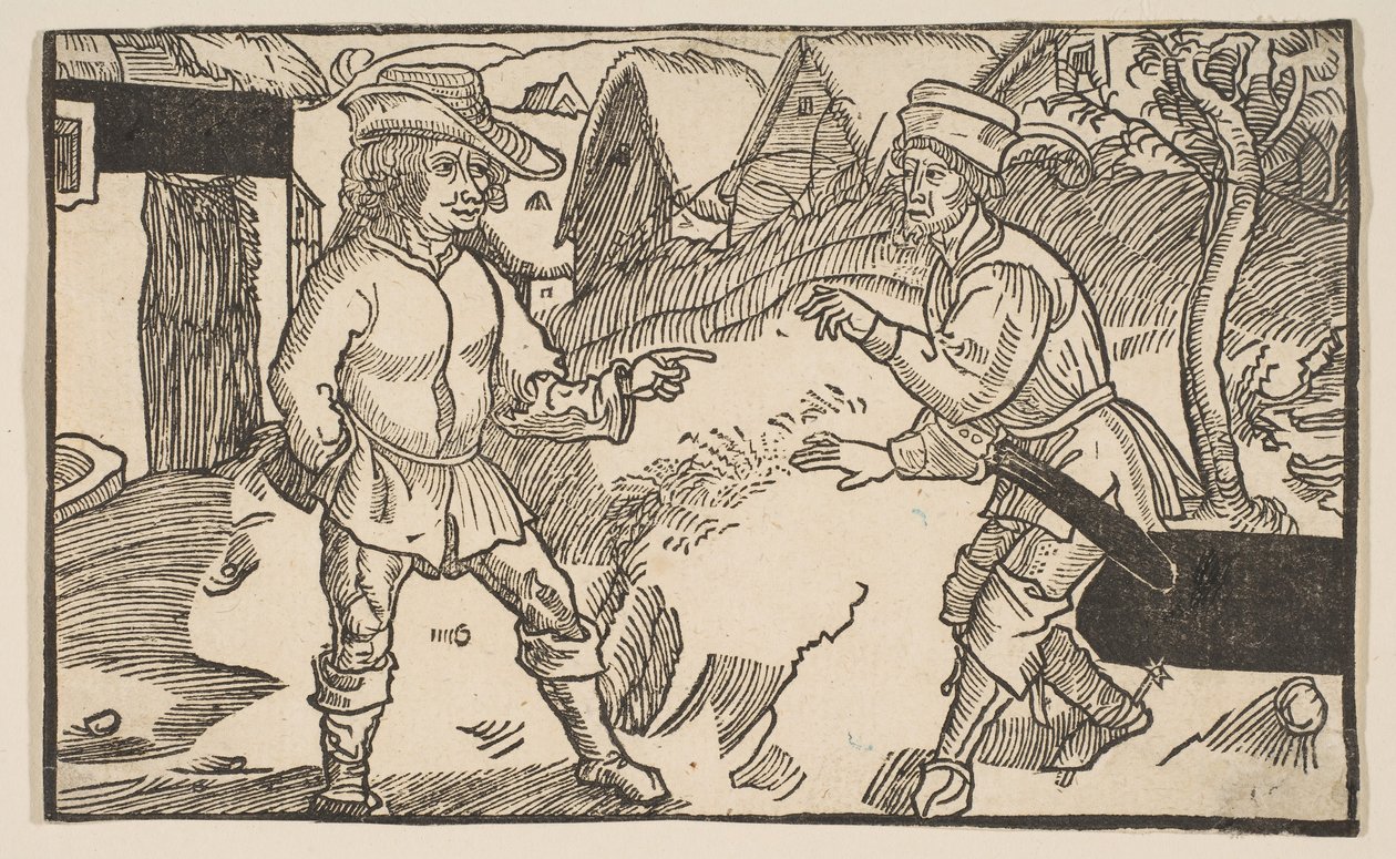 Heauton Timouroumenos, uit De komedies van Terence, 19e-eeuwse herdruk.n.d. door Albrecht Dürer