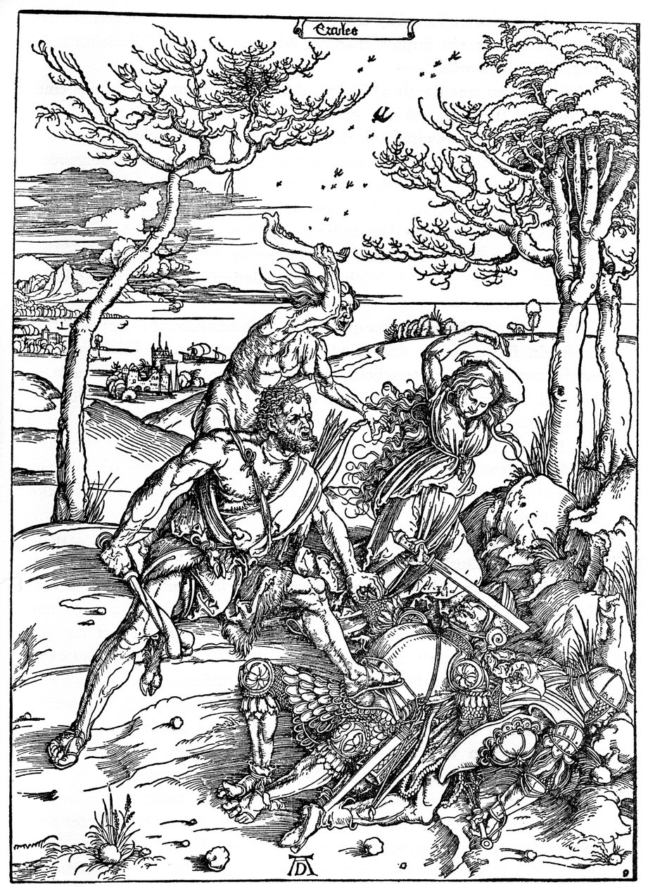 Hercules Doodt de Molioniden, c1496-1498, 1936 door Albrecht Dürer