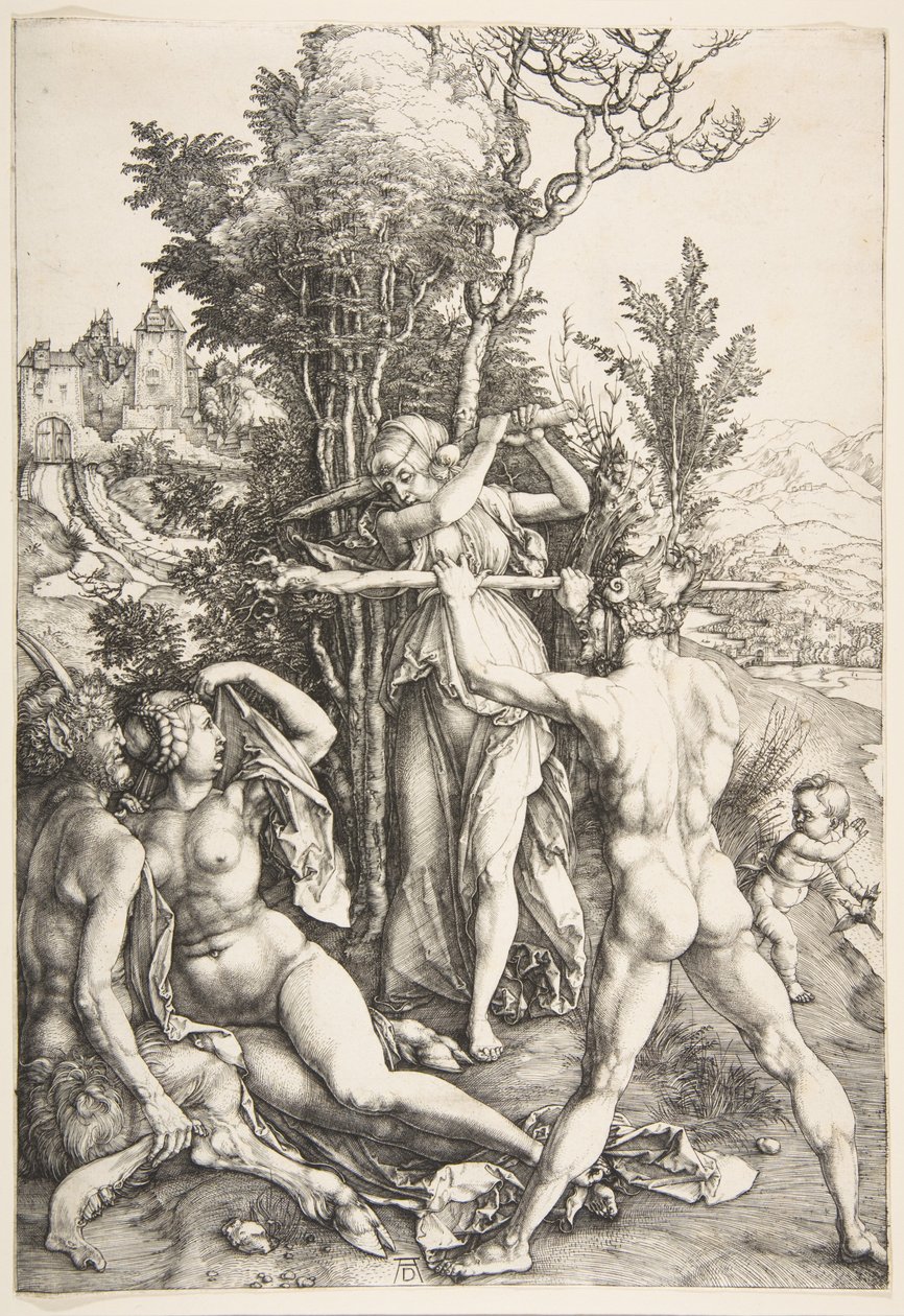 Hercules op het kruispunt door Albrecht Dürer