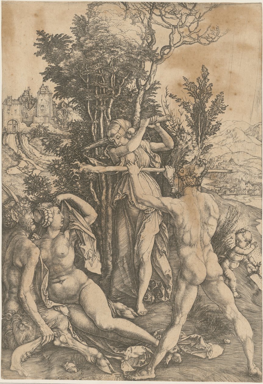 Hercules op een kruispunt door Albrecht Dürer