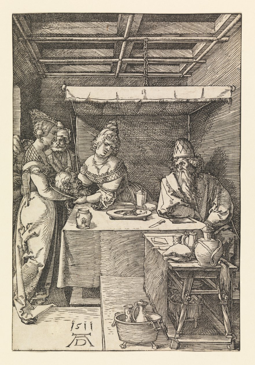 Herodias met het Hoofd van Johannes de Doper door Albrecht Dürer