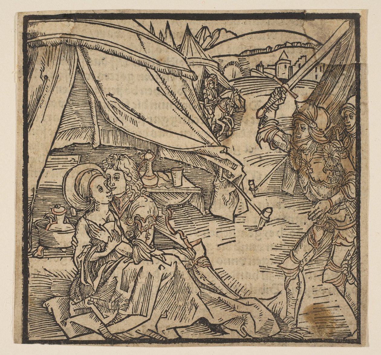 Illustratie uit "De Ritter von Turn" door Albrecht Dürer