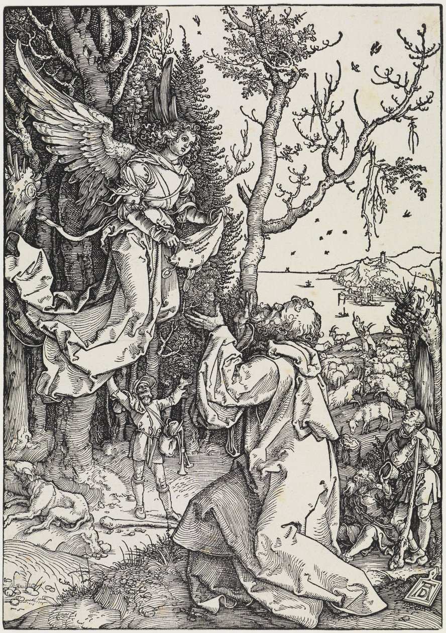 Joachim op het veld door Albrecht Dürer
