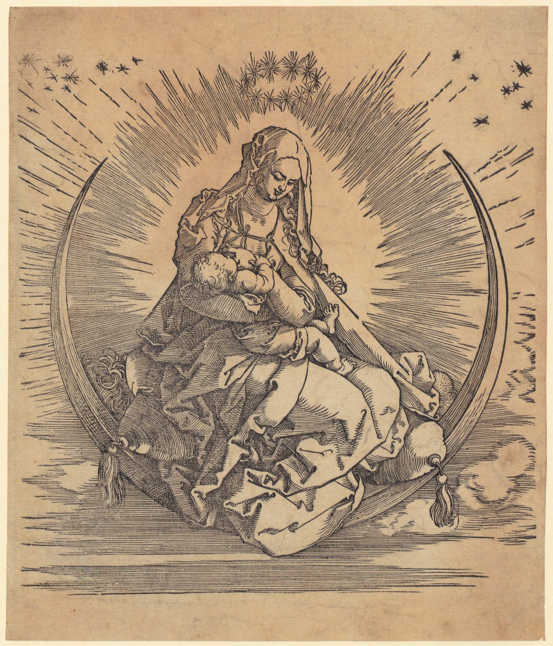 Het offer van Joachim wordt door de hogepriester afgewezen, blad 2 van de aflevering „Het leven van Maria” door Albrecht Dürer