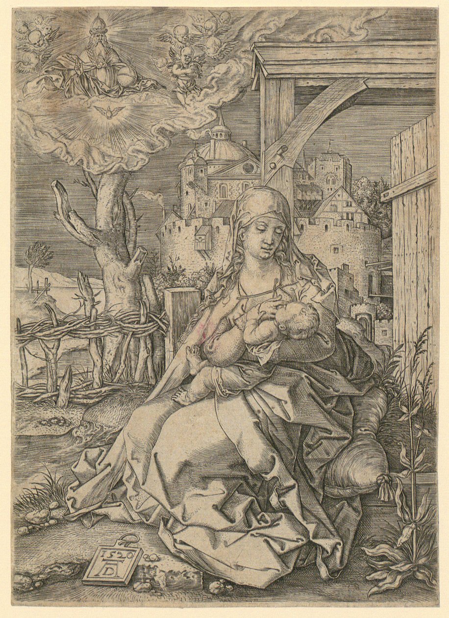 Maagd met kind door Albrecht Dürer