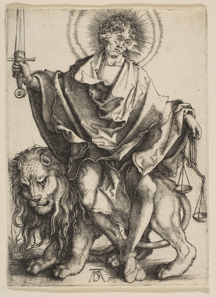 Gerechtigheid, ca. 1499 door Albrecht Dürer