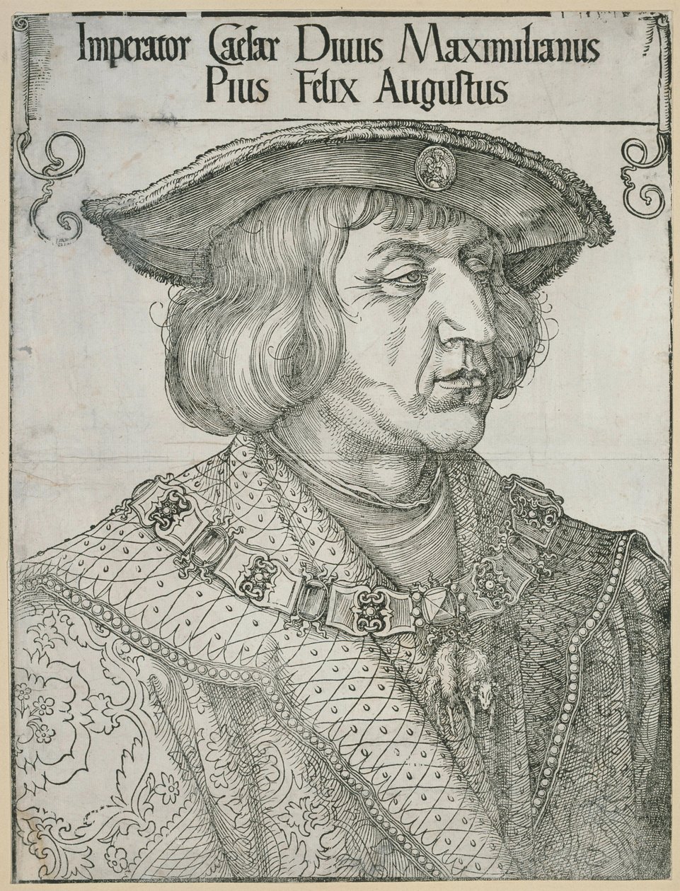Keizer Maximiliaan I door Albrecht Dürer
