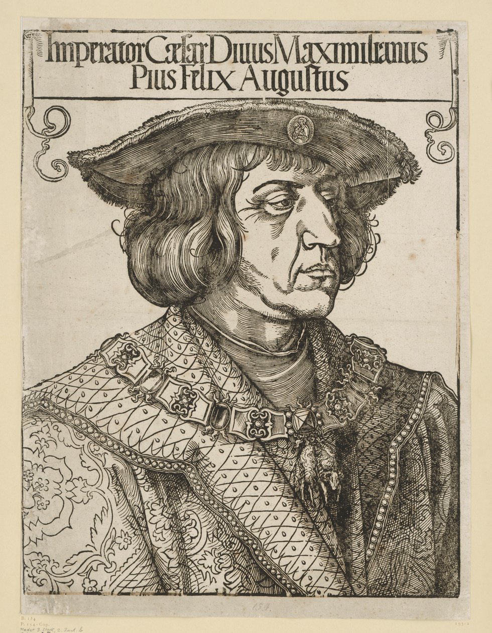 Keizer Maximiliaan I door Albrecht Dürer