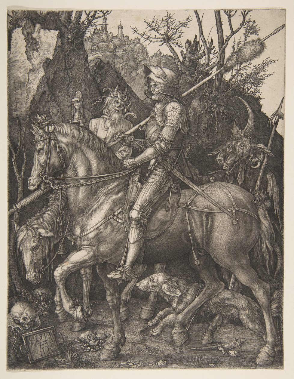 De ridder, de dood en de duivel door Albrecht Dürer