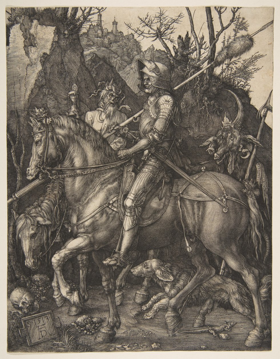 De ridder, de dood en de duivel door Albrecht Dürer