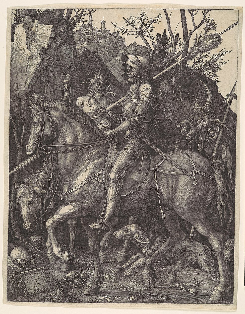 De ridder, de dood en de duivel door Albrecht Dürer