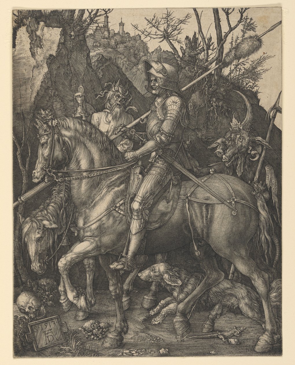 Ridder, dood en duivel door Albrecht Dürer