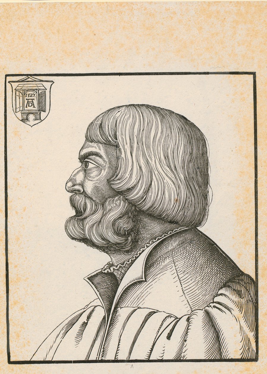 Knoop met zeven identieke vlechtwerken door Albrecht Dürer