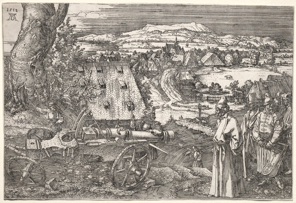 Landschap met het Kanon door Albrecht Dürer