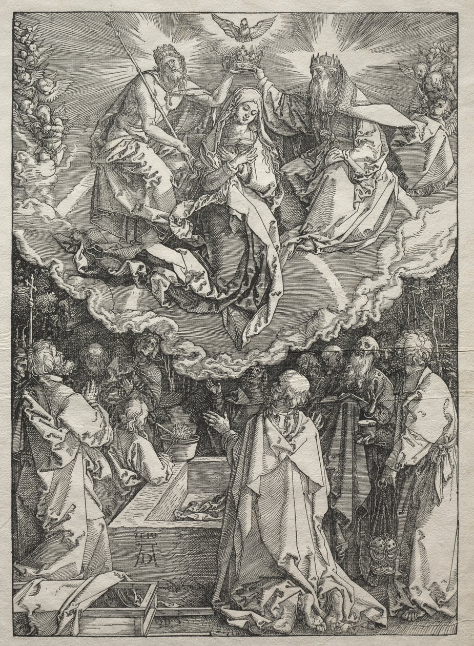 Leven van de Maagd: Tenhemelopneming van de Maagd door Albrecht Dürer