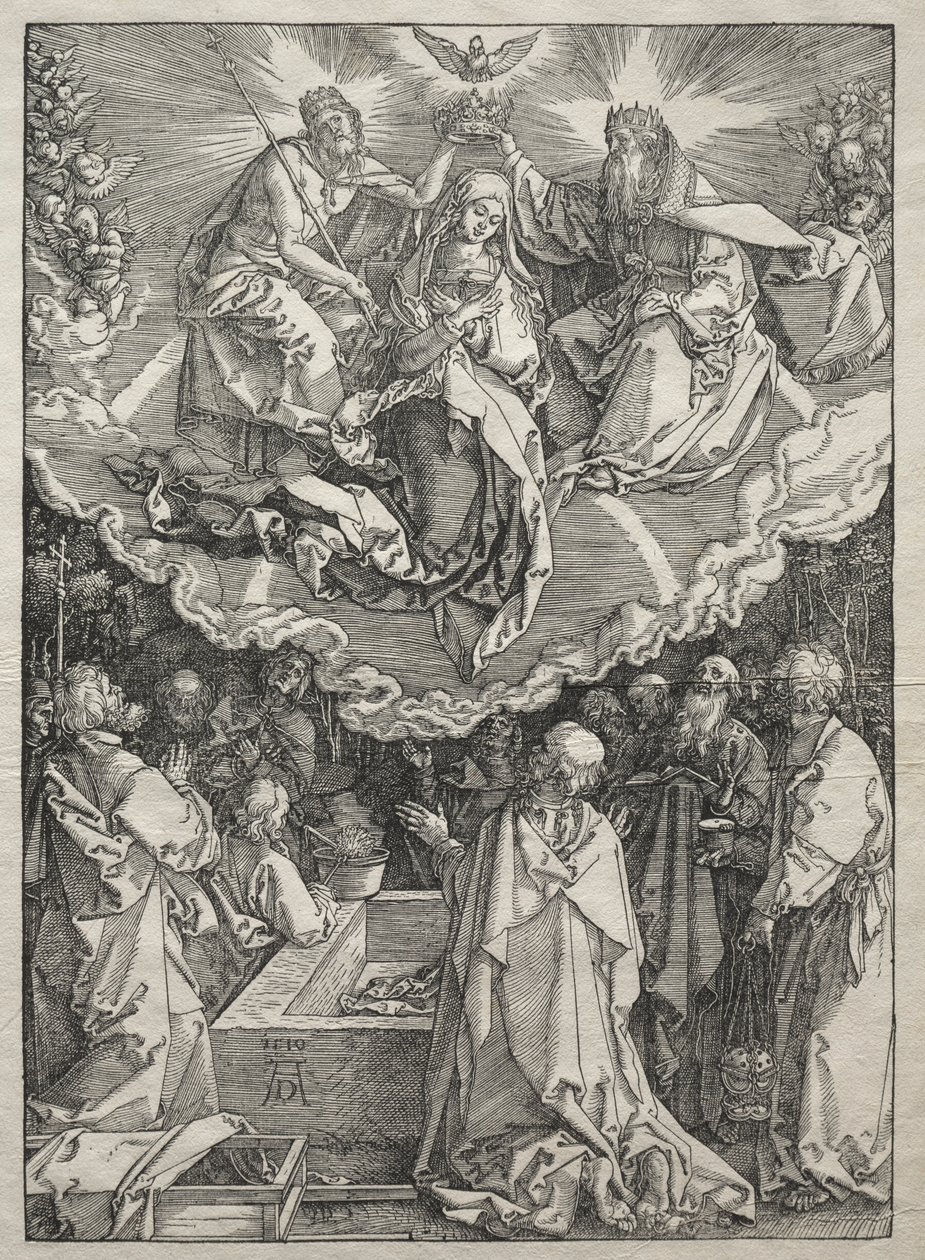 Leven van de Maagd: Hemelvaart van de Maagd door Albrecht Dürer