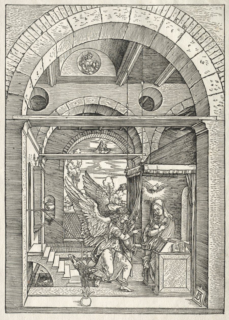 Leven van de Maagd: De annunciatie door Albrecht Dürer