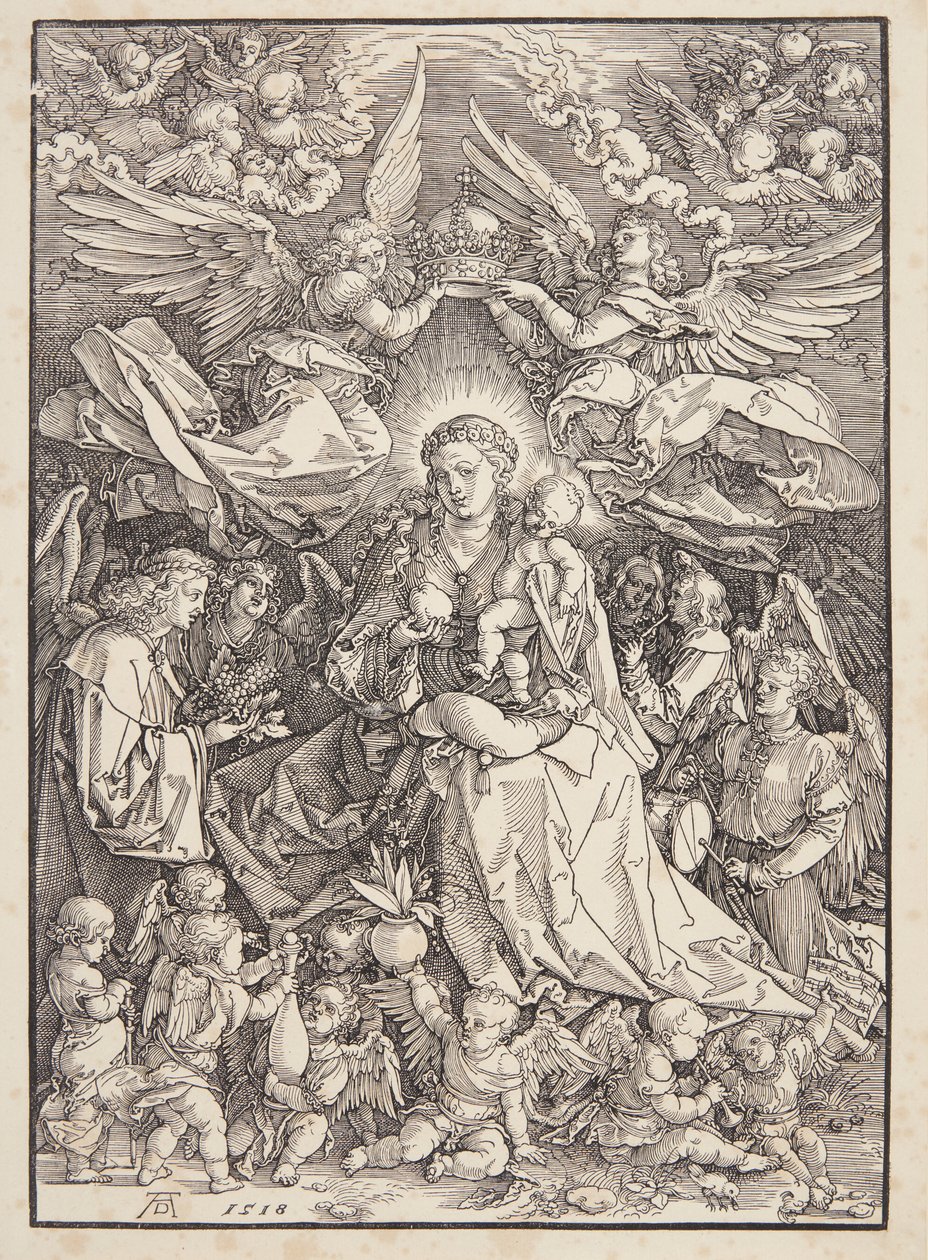Madonna Koningin van de engelen door Albrecht Dürer