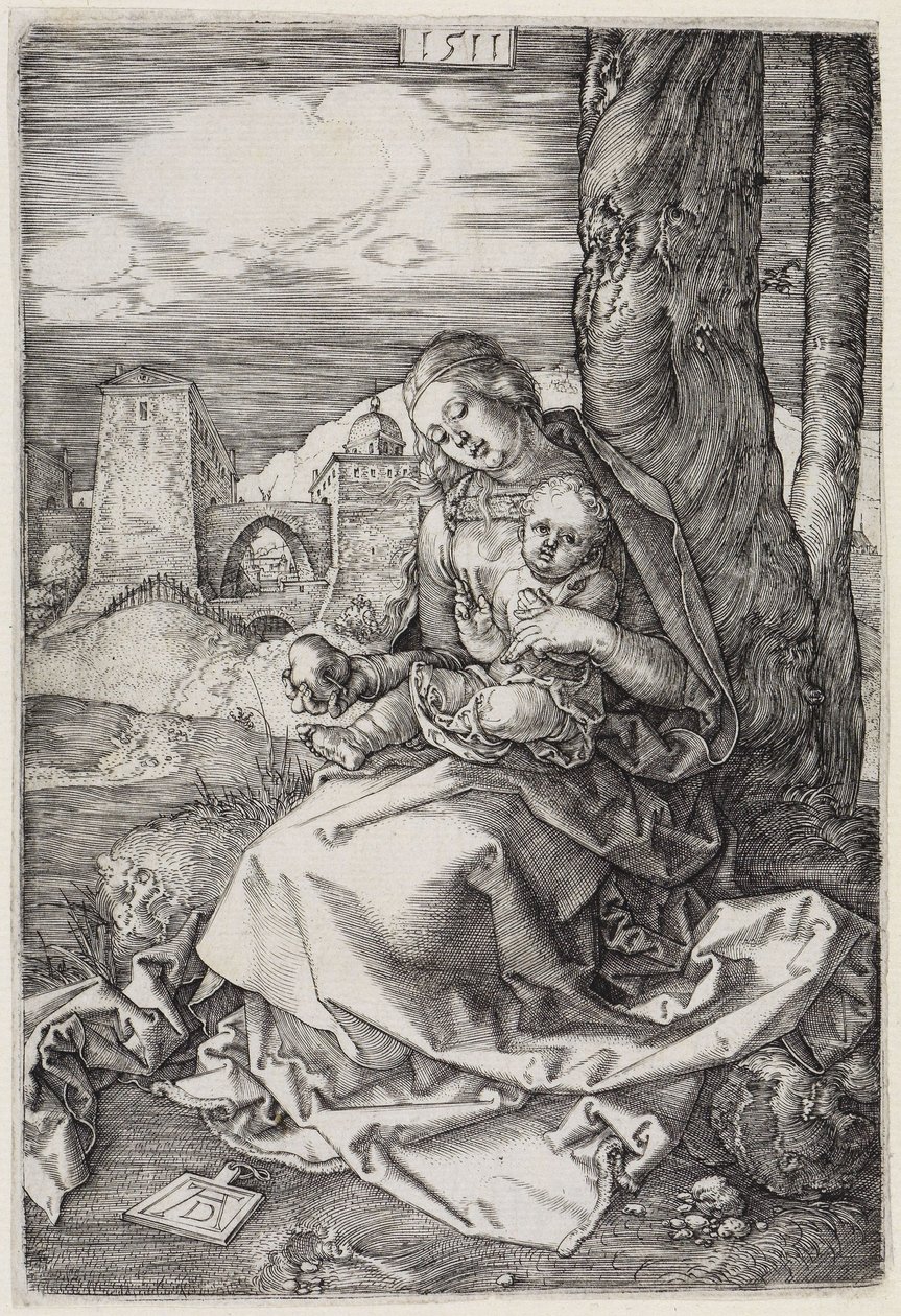 Maria met de peer door Albrecht Dürer