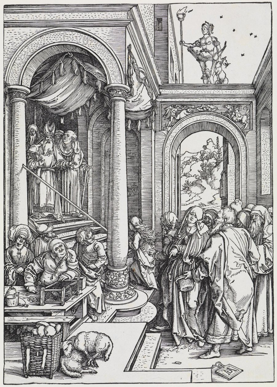 Maria’s bezoek aan de tempel door Albrecht Dürer