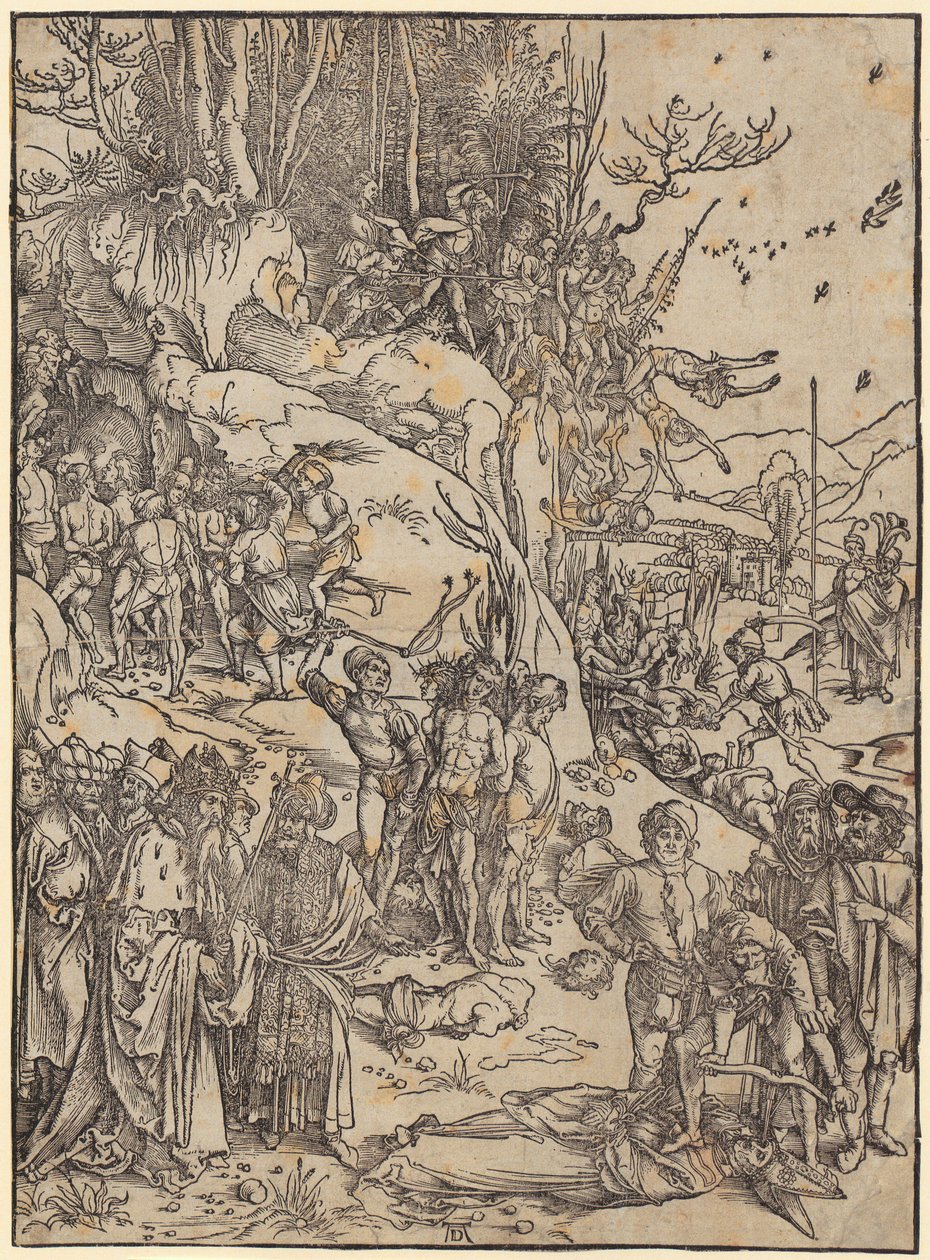 De martelaar van de tienduizend door Albrecht Dürer