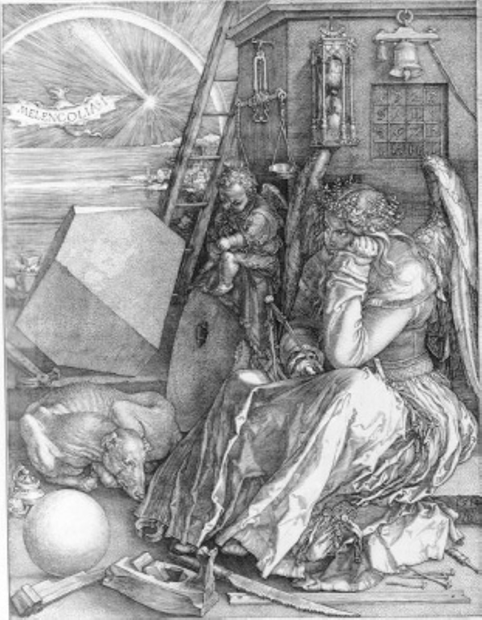 Melancholie door Albrecht Dürer