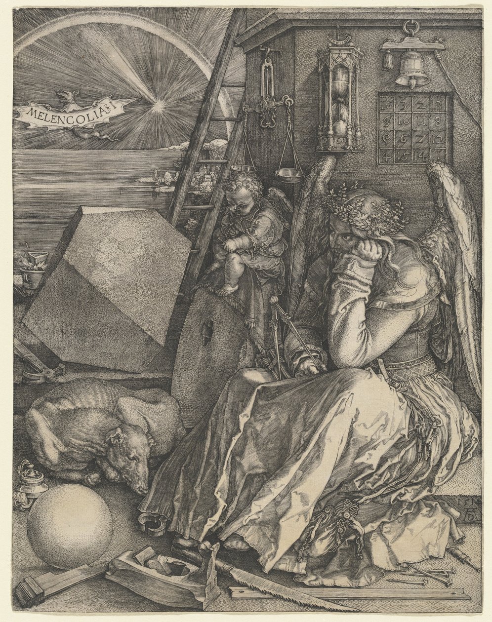 Melencolia I door Albrecht Dürer