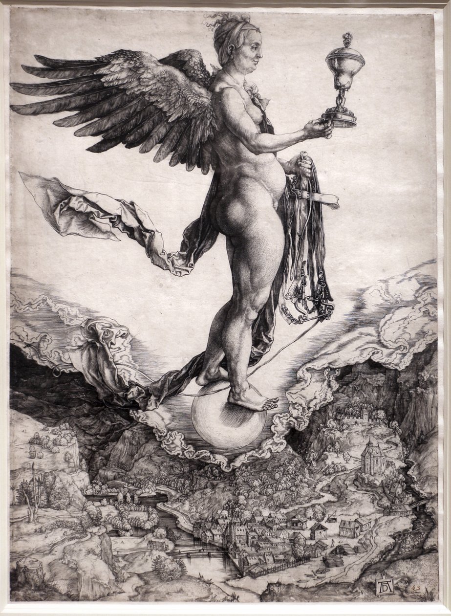 Nemesis door Albrecht Dürer