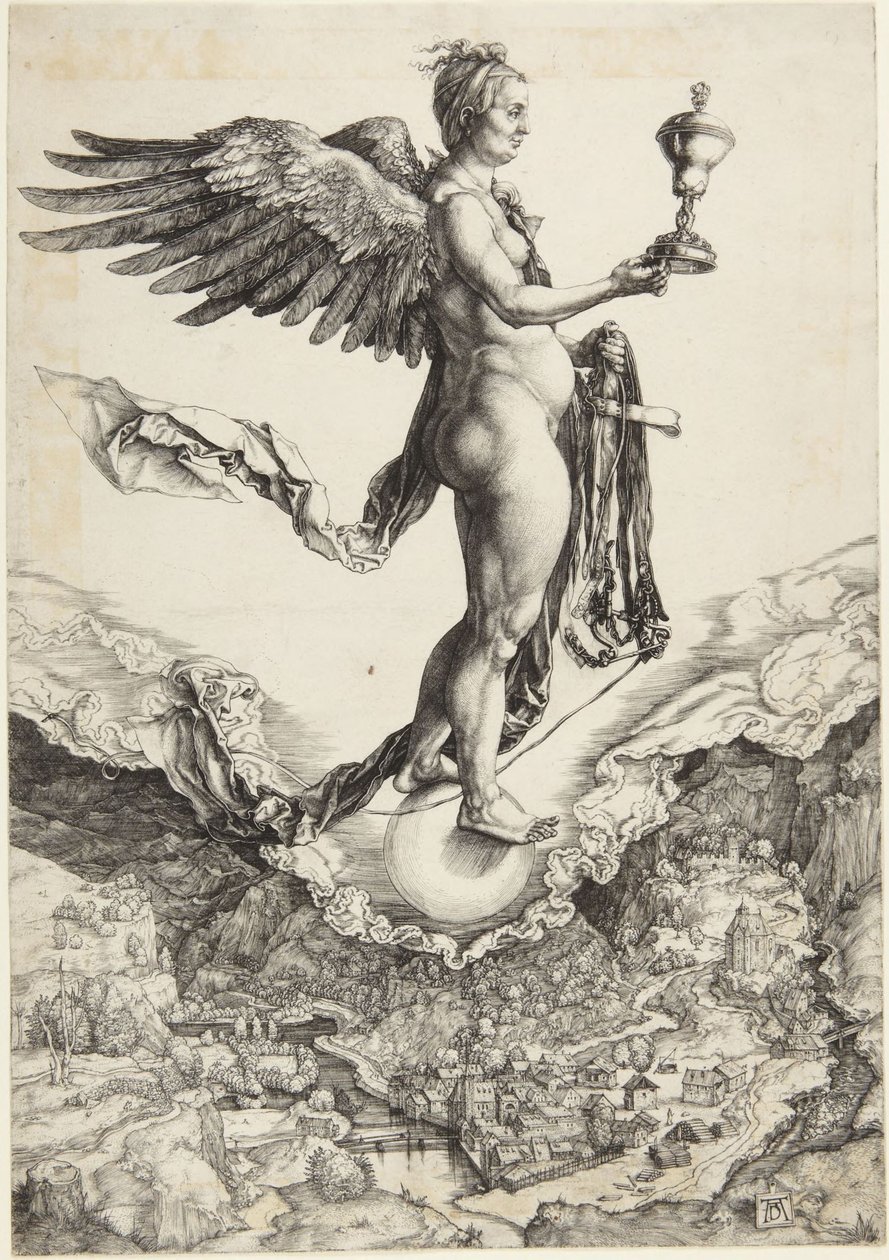 Nemesis door Albrecht Dürer