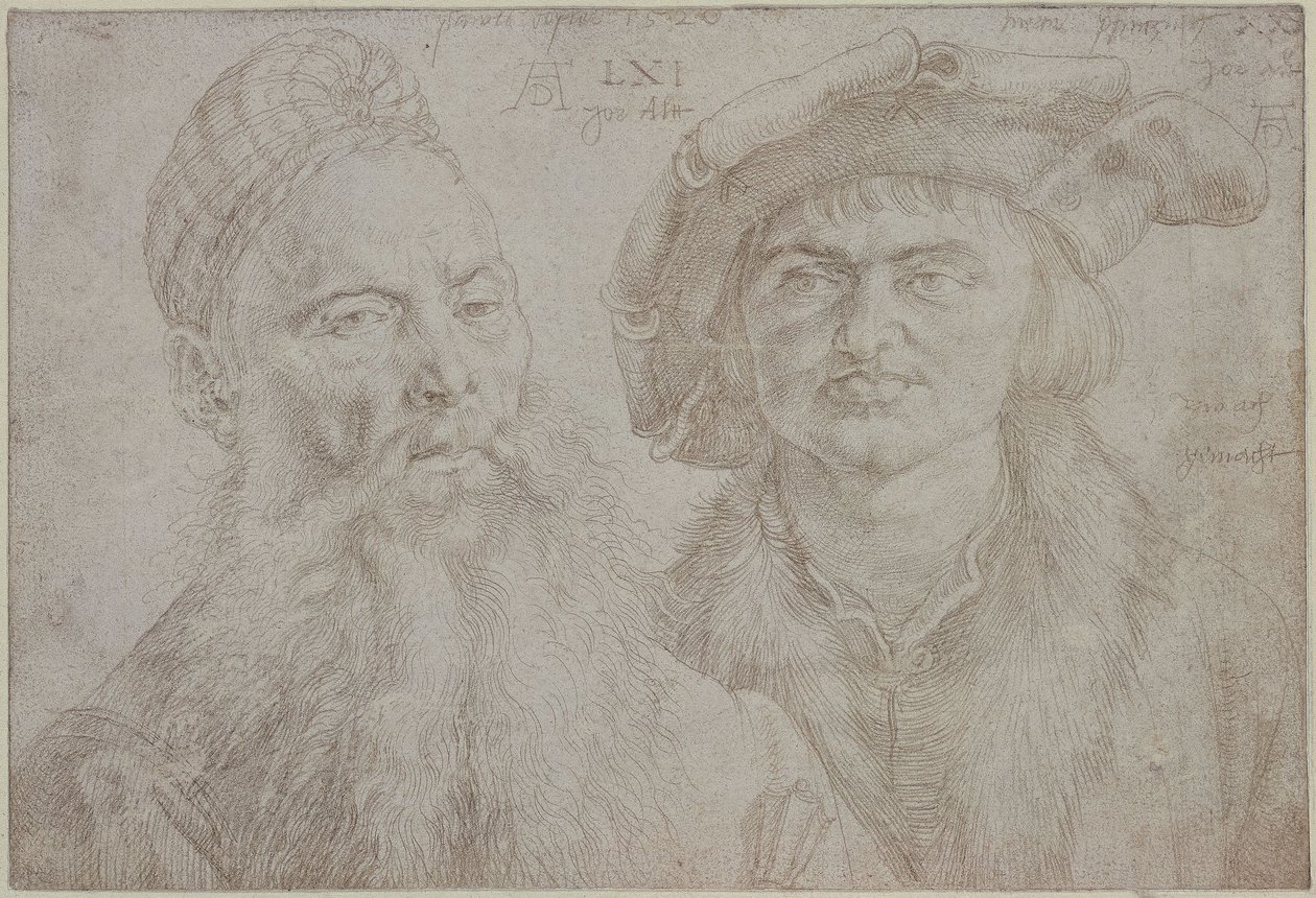 Paul Topler en Martin Pfinzing door Albrecht Dürer