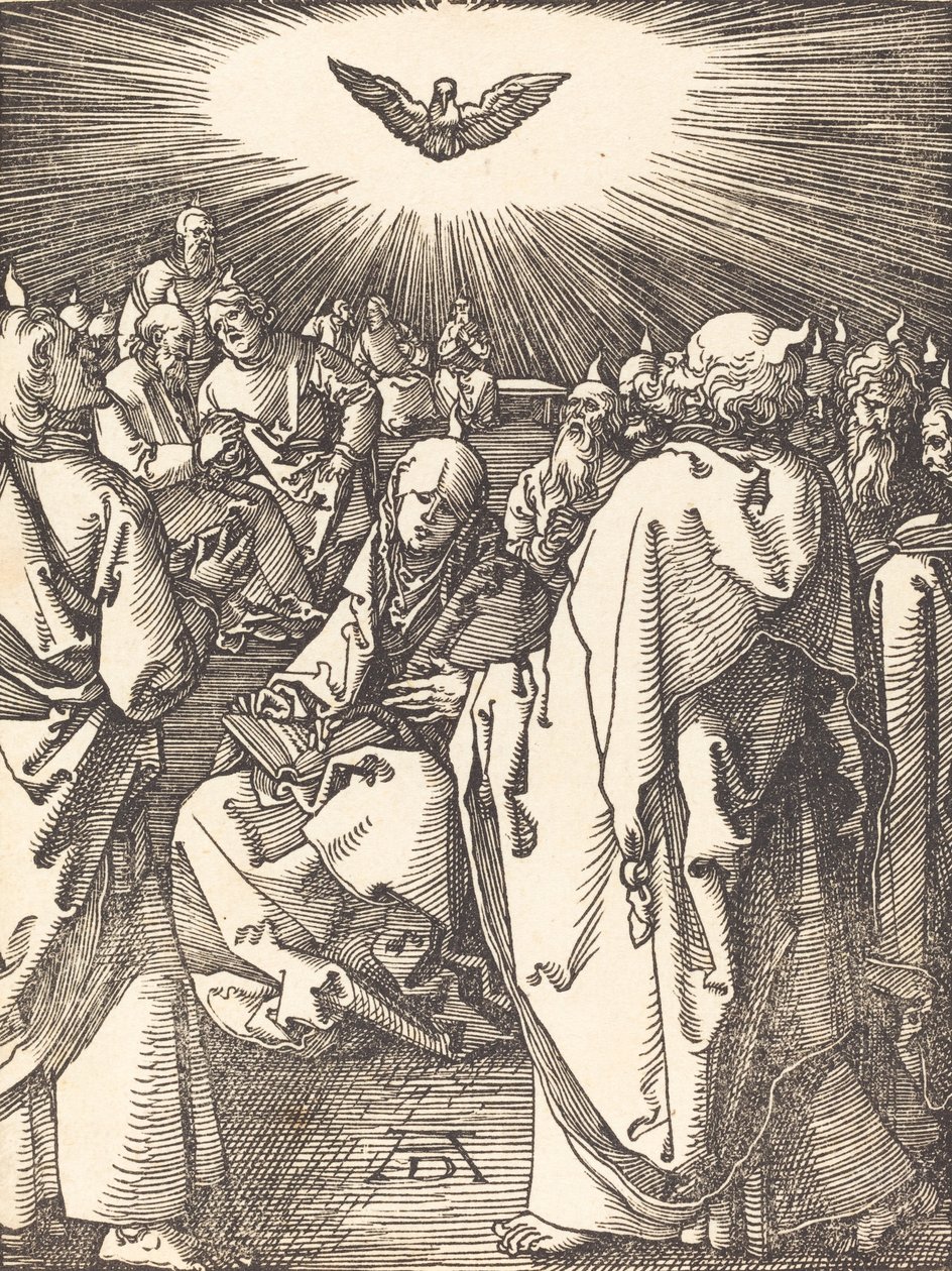Pinksteren door Albrecht Dürer