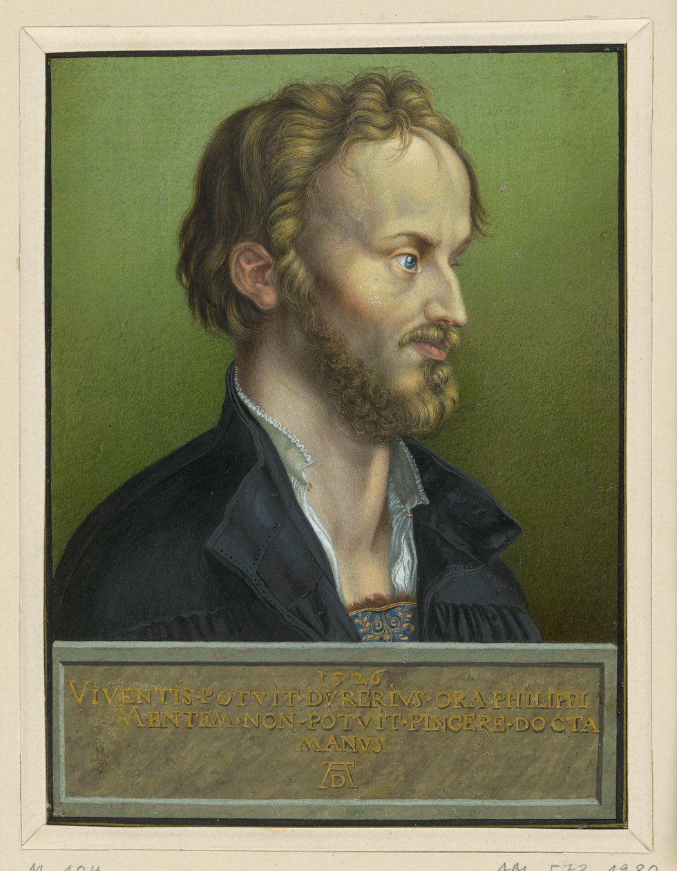 Portret van Philipp Melanchthon door Albrecht Dürer