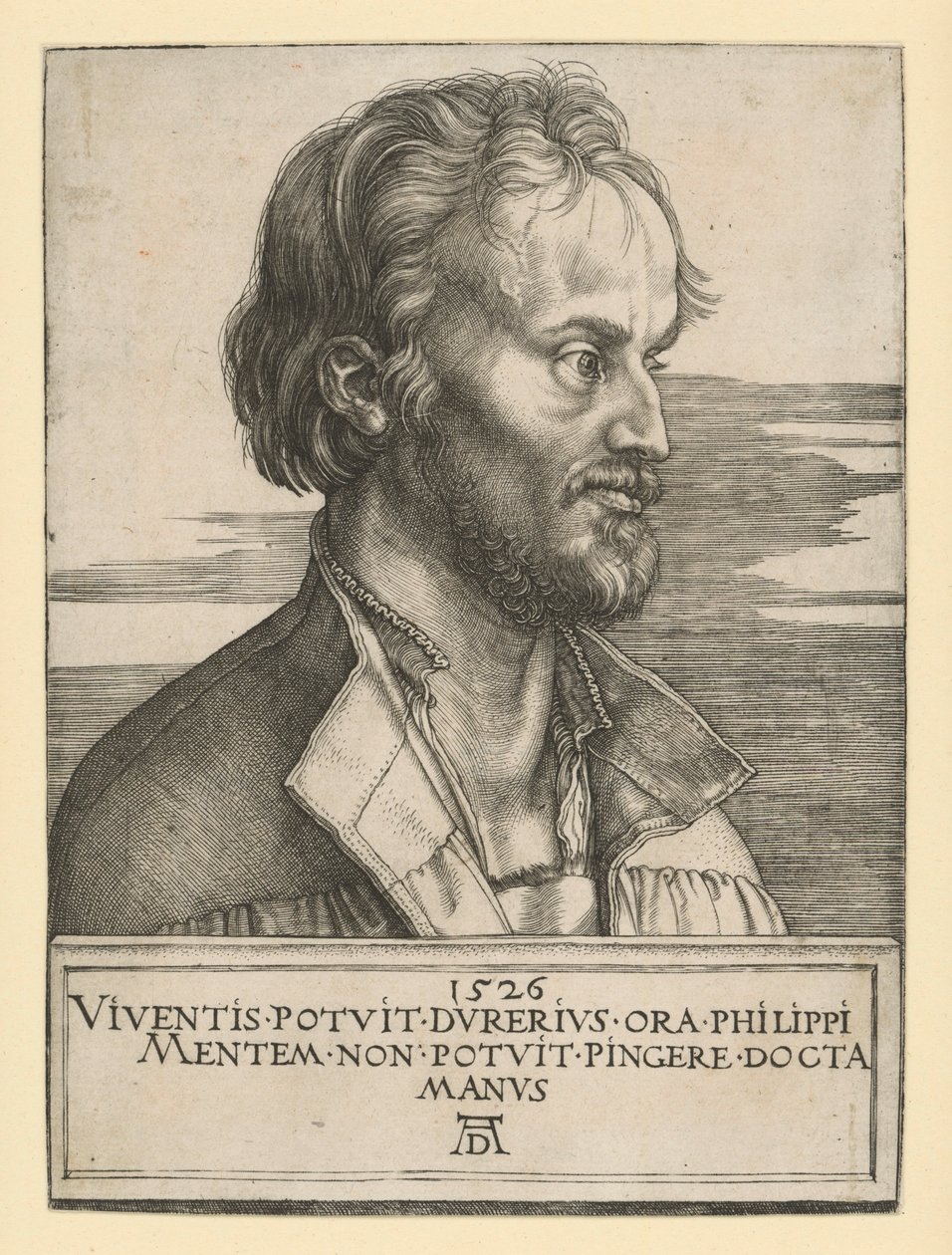 Portret van Philipp Melanchthon door Albrecht Dürer