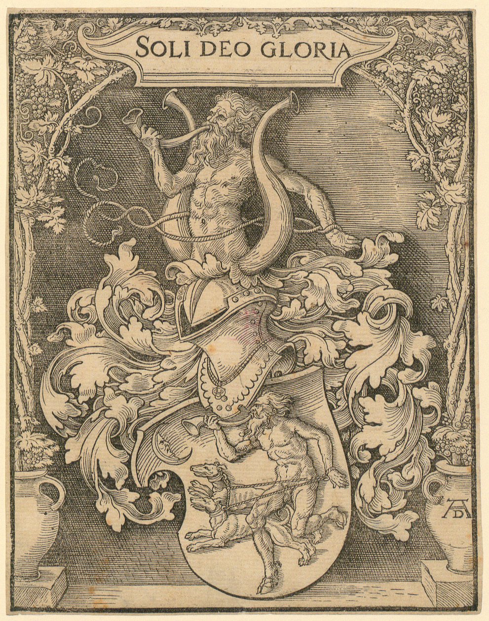 Portret van Albrecht Dürer door Albrecht Dürer