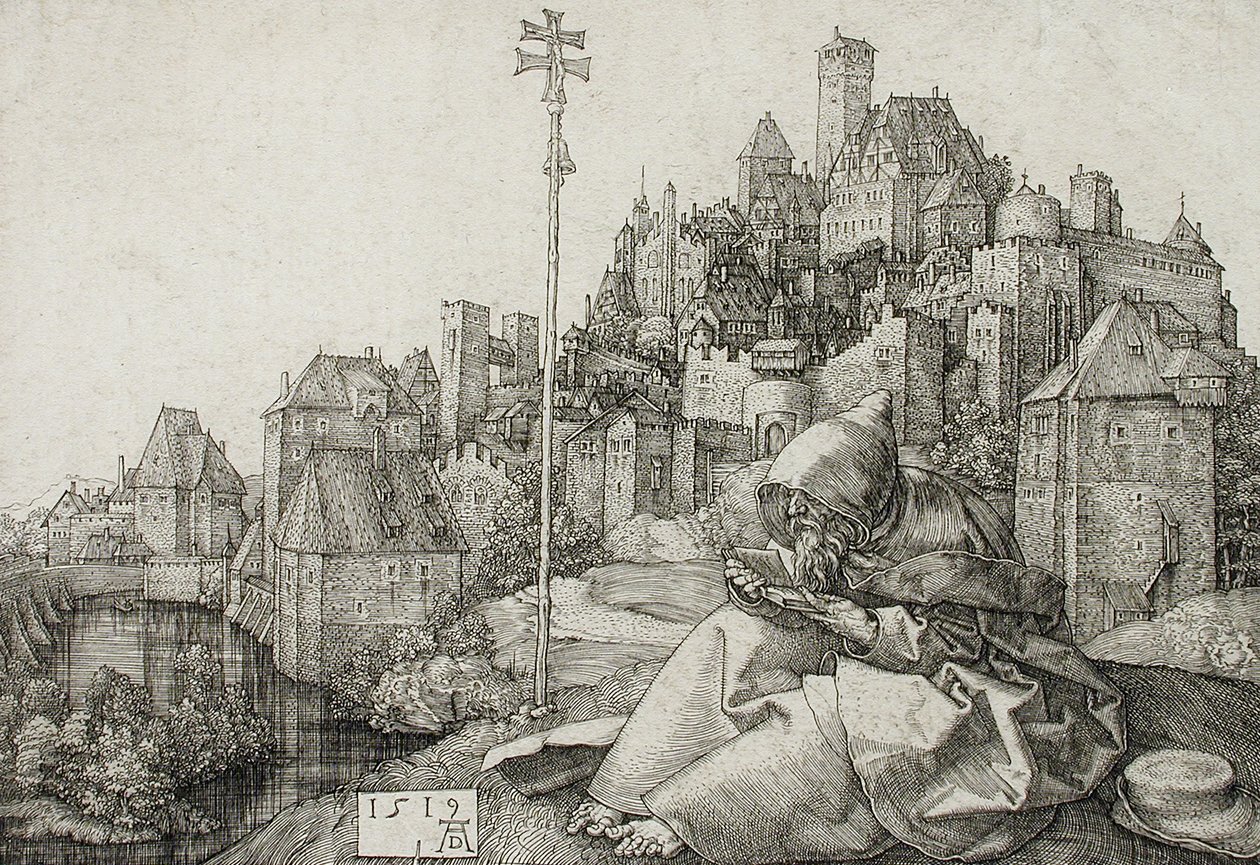 Lezing over Sint-Antonius door Albrecht Dürer