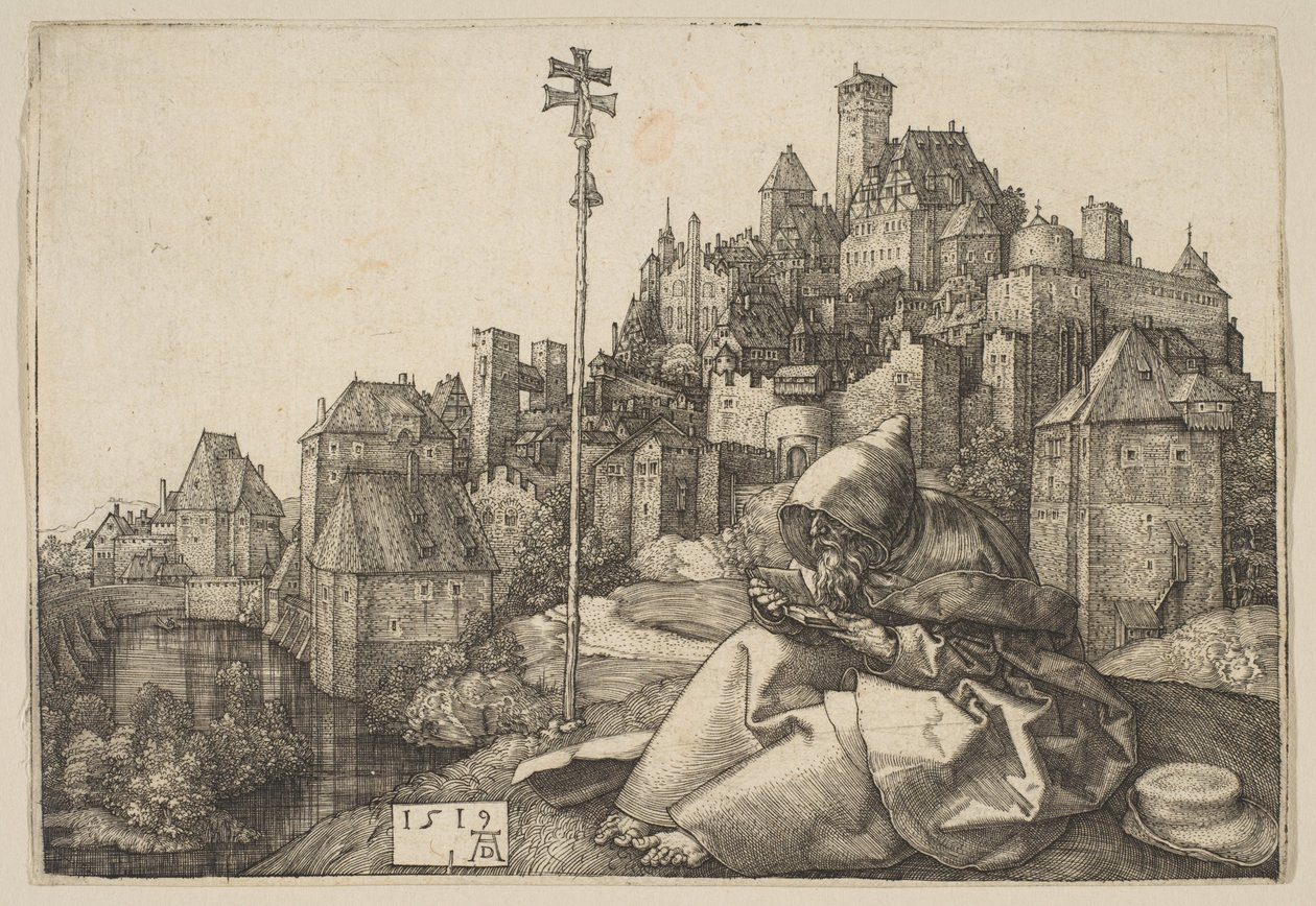 Lezing over Sint-Antonius door Albrecht Dürer