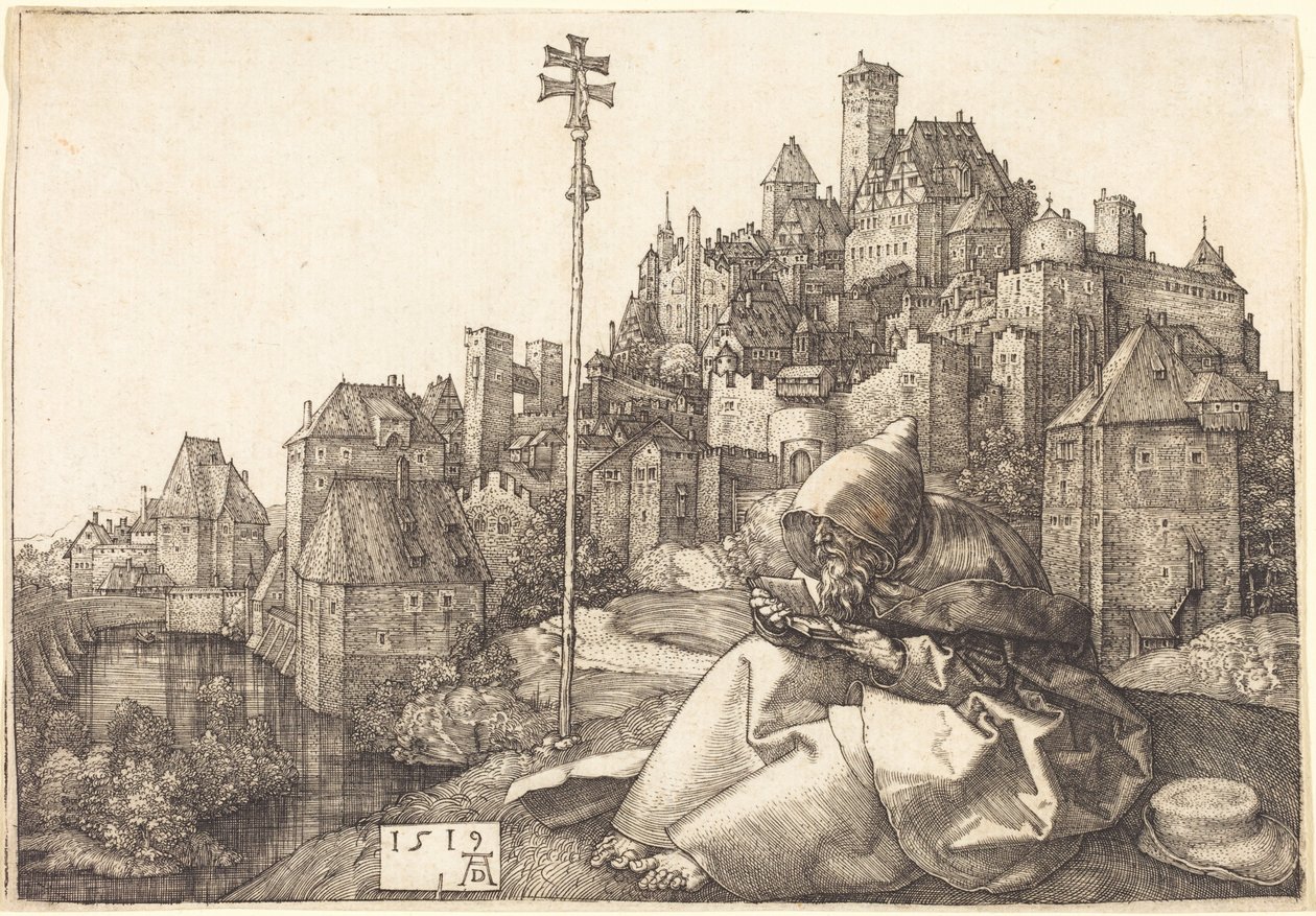 Lezing over Sint-Antonius door Albrecht Dürer