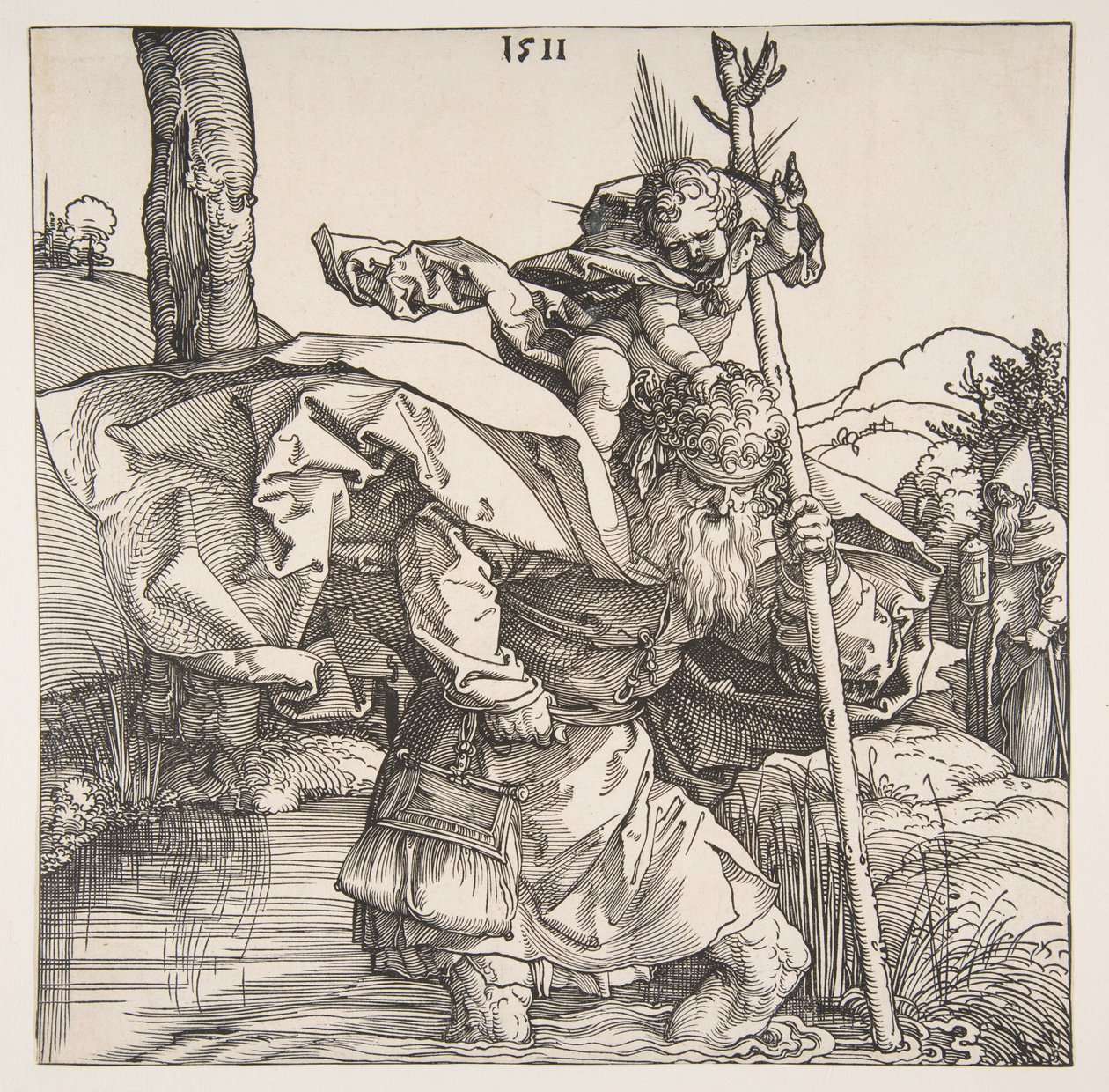 Sint-Christoffel door Albrecht Dürer