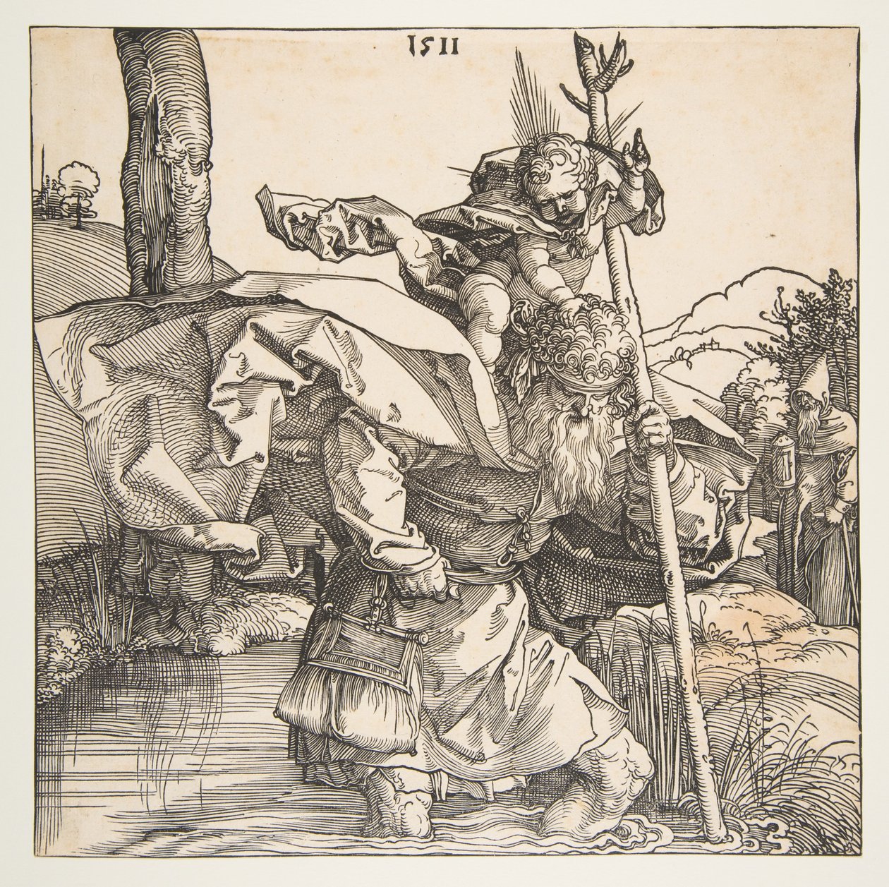 Sint-Christoffel door Albrecht Dürer