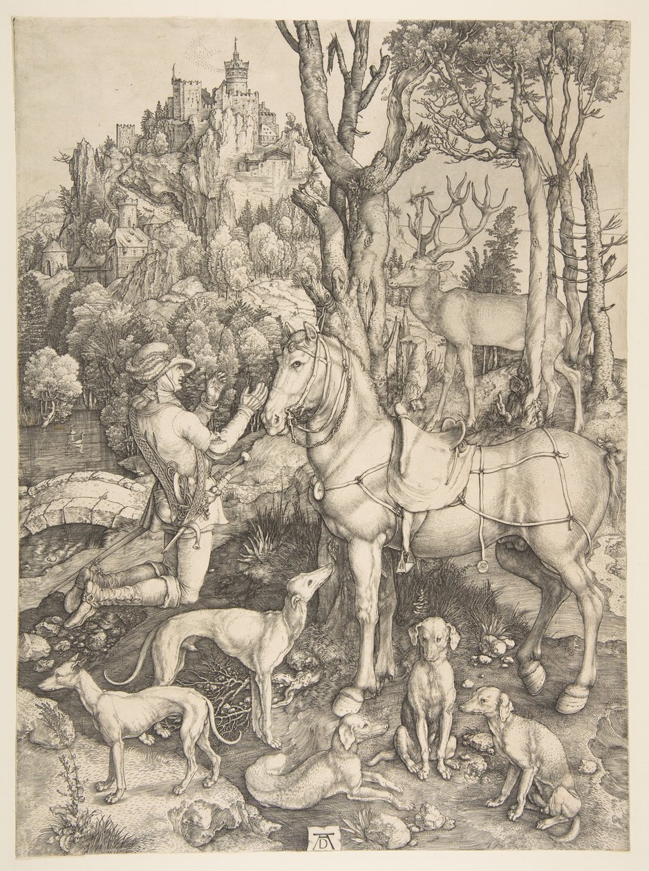 Sint-Eustachius door Albrecht Dürer