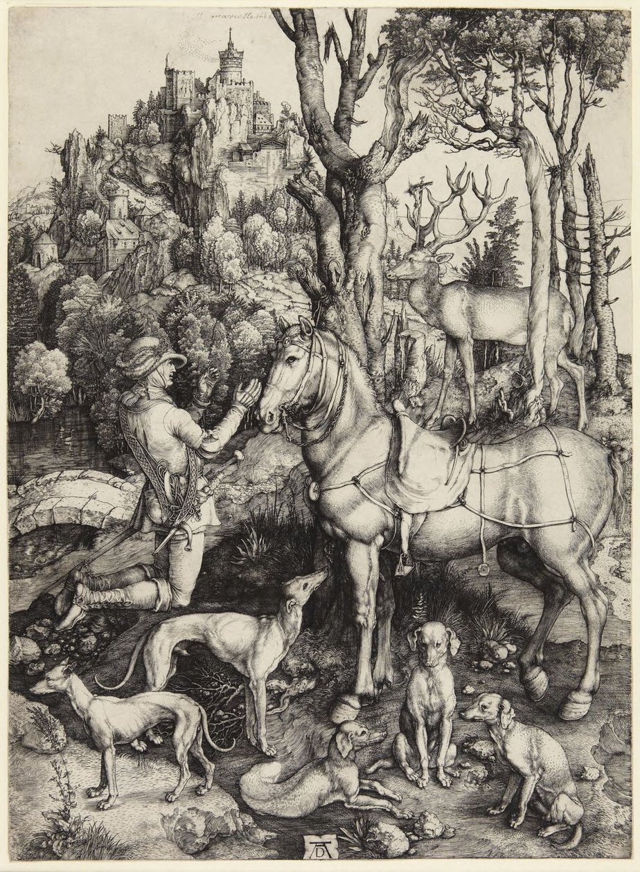 Sint-Eustachius door Albrecht Dürer