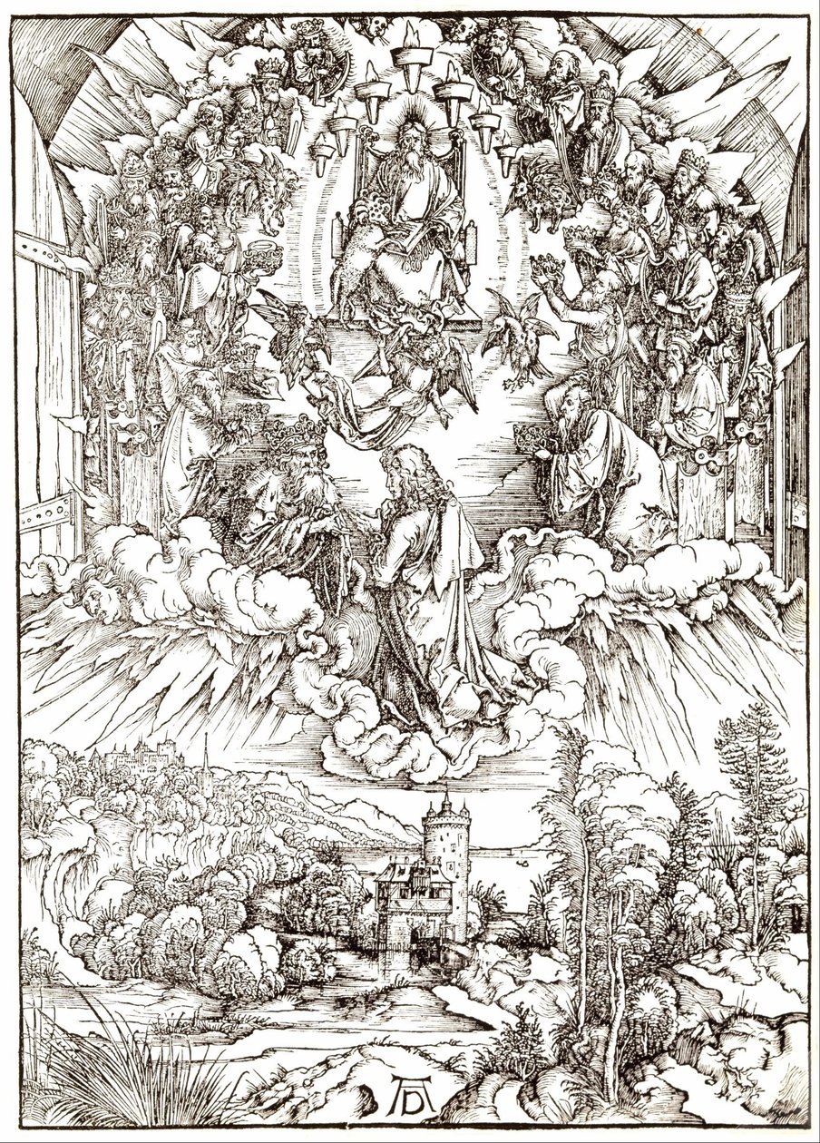 Johannes voor God en de Ouderen door Albrecht Dürer