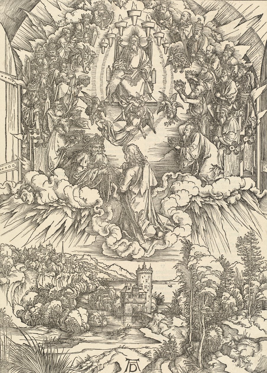 Sint Jan voor God en de Oudsten, 1498 door Albrecht Dürer