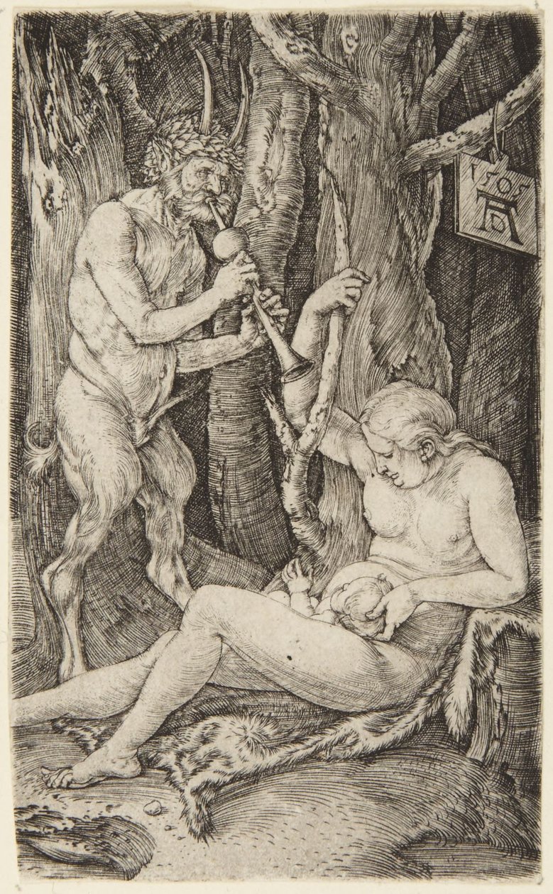 Satyrfamilie door Albrecht Dürer