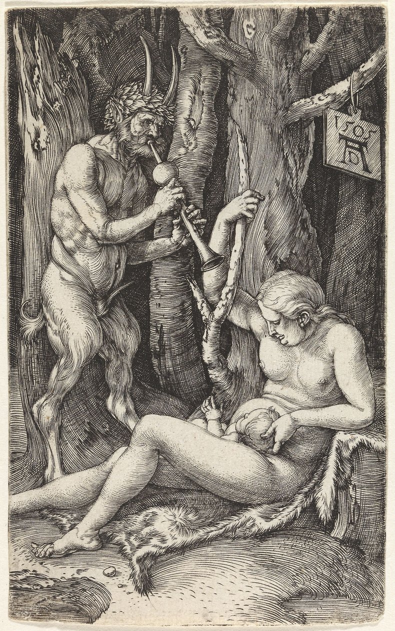 Satyrfamilie door Albrecht Dürer