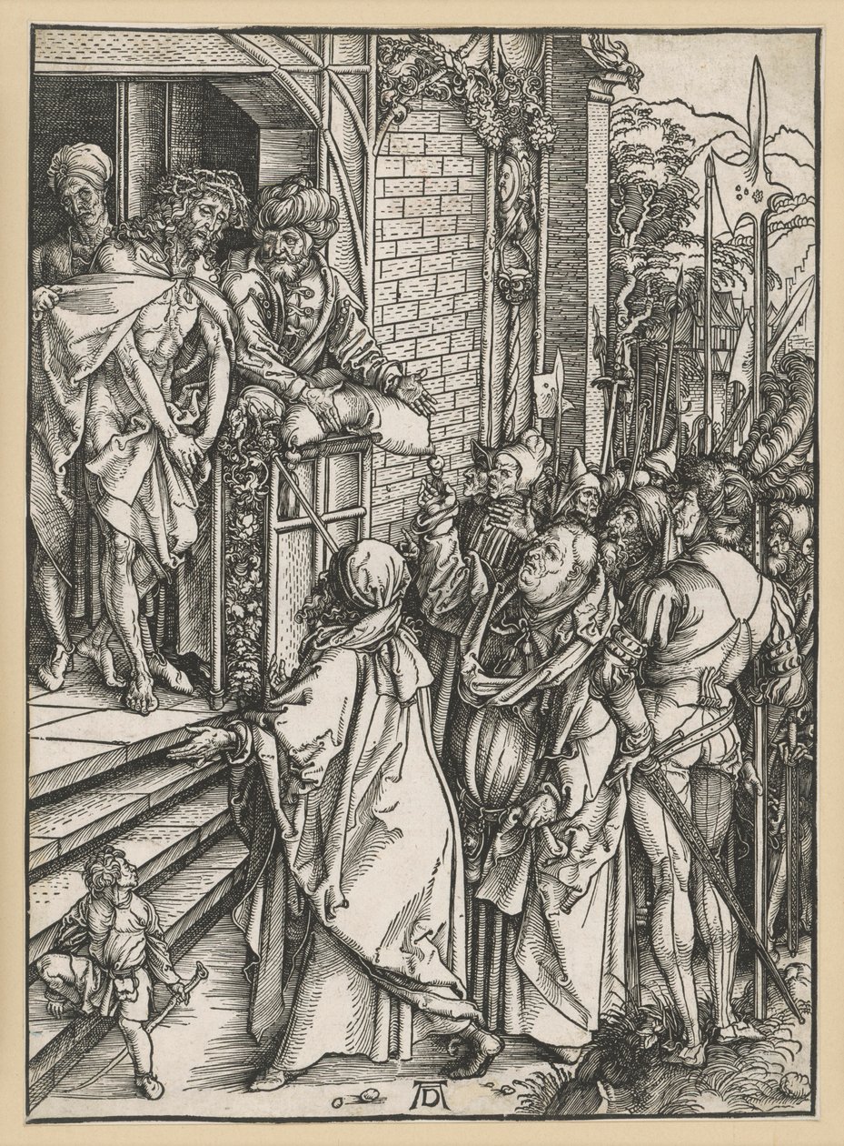 De vertoning van Christus (Grote Passie) door Albrecht Dürer