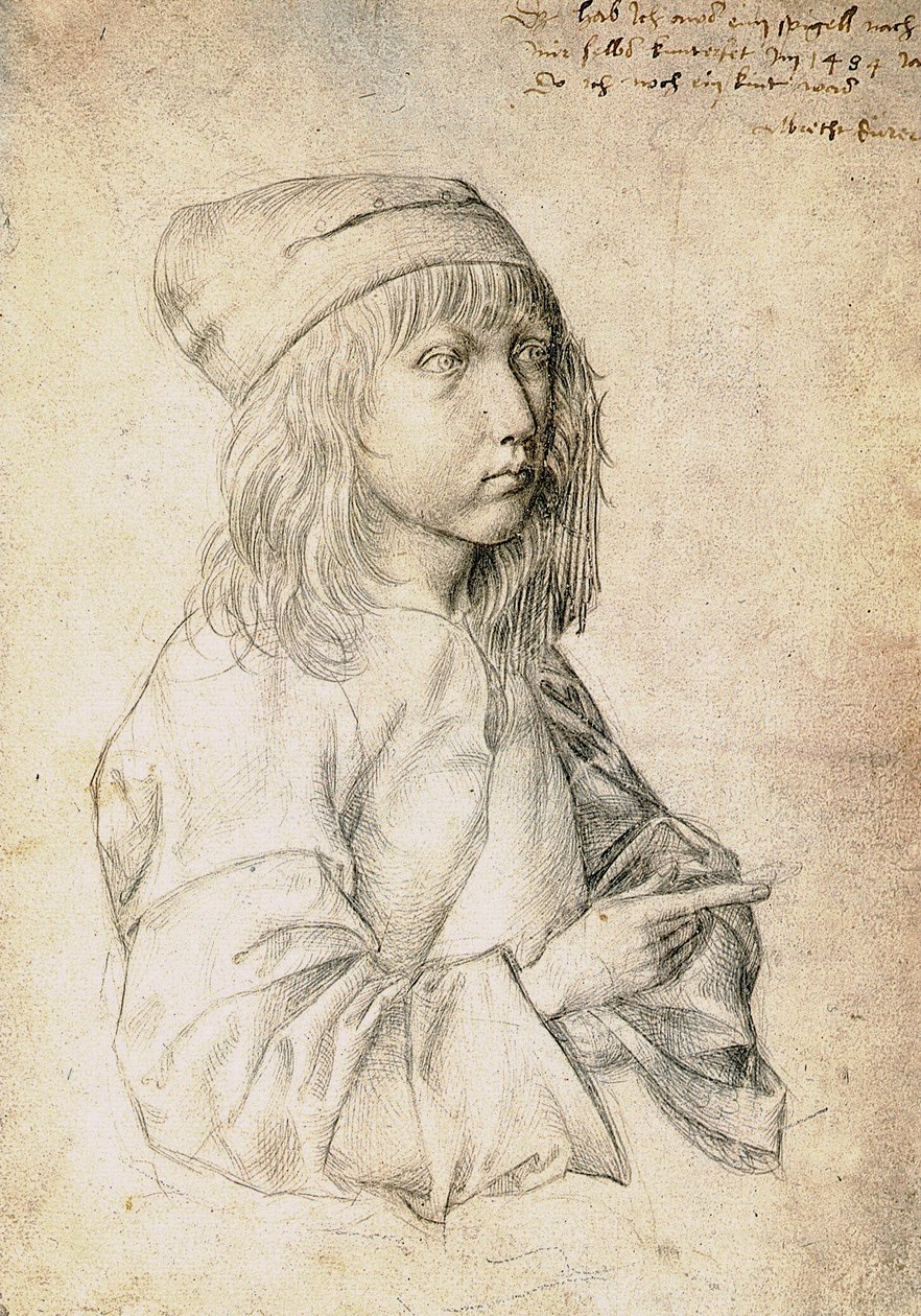 Zelfportret op je dertiende door Albrecht Dürer