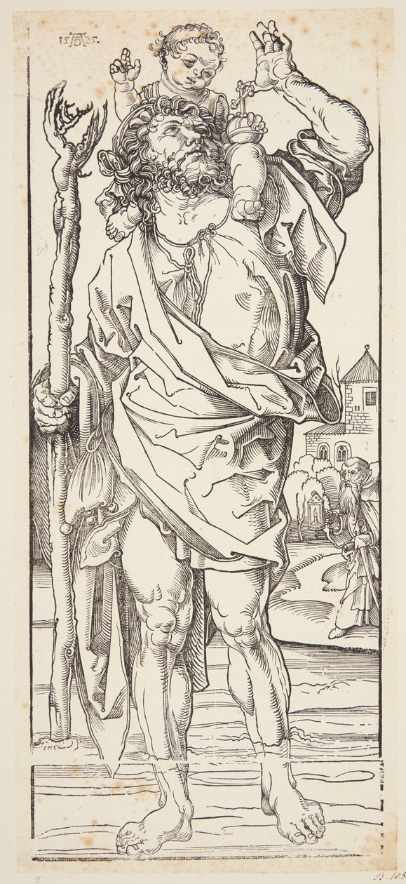 Sint Christoffel door Albrecht Dürer