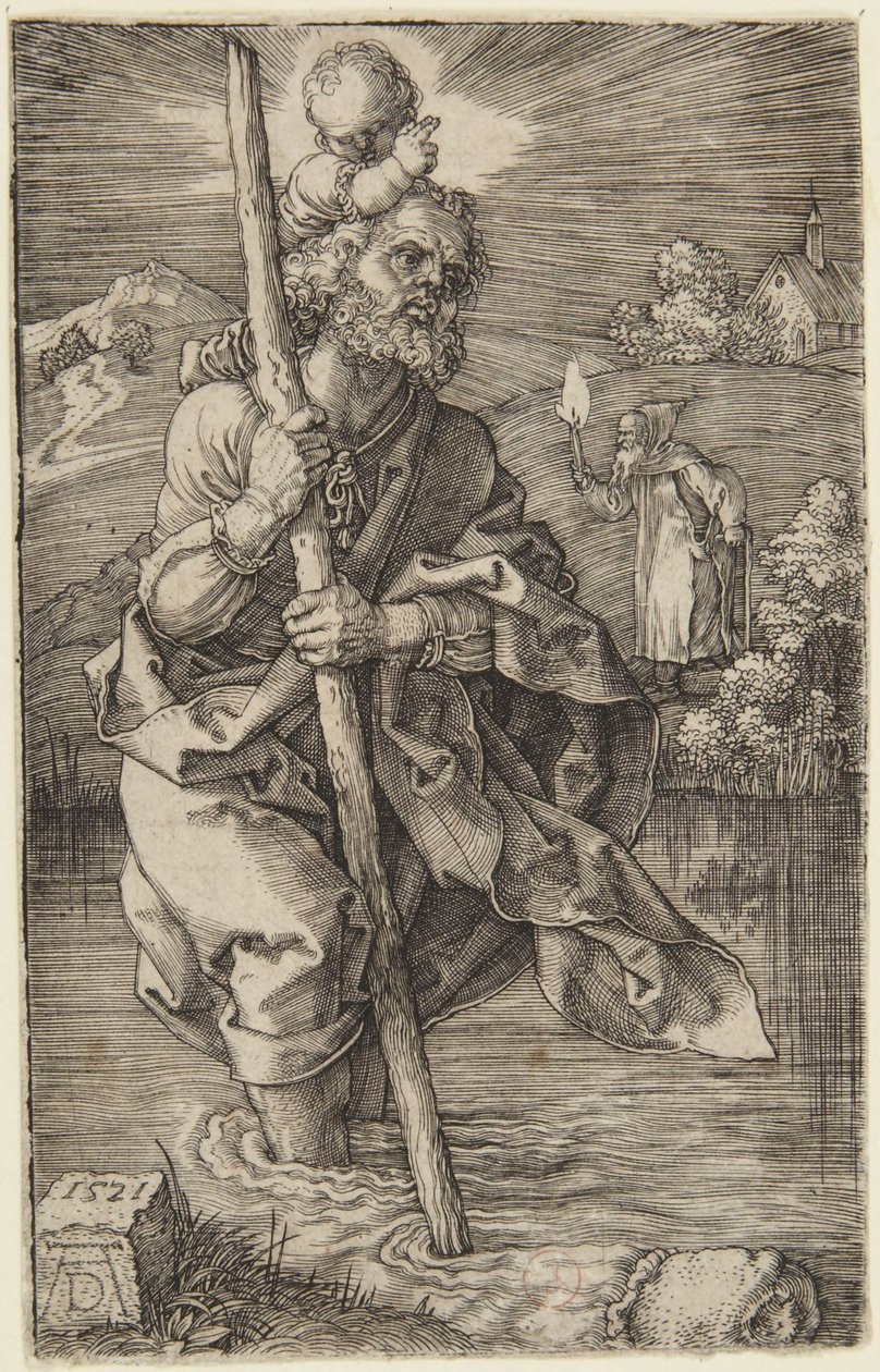 Sint-Christoffel door Albrecht Dürer